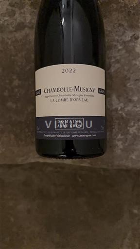Borgogna Chambolle-Musigny Domaine Anne Gros La Combe d'Orveau 2022