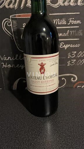 Bordeaux Saint-Estèphe Château L'Hopital 1996