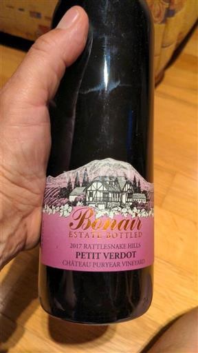 Amerikansk Nordvest AVA Yakima Valley (Washington) Bonaire Winery and Vineyards Rattlesnake Hills 2017