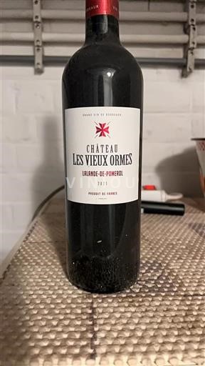 Bordeaux Lalande-de-Pomerol Château Les Vieux Ormes 2021
