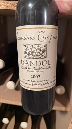 Provence Bandol Domaine Tempier 2007