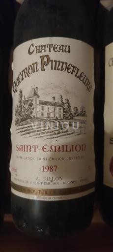 Burdeos Saint-Émilion Château Queyron Pin de Fleurs 1987