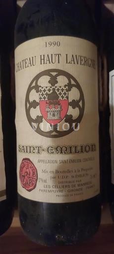 Burdeos Saint-Émilion Château Haut Lavergne 1990