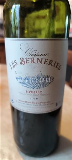 Jihozápad Bergerac Château Les Berneries 2016