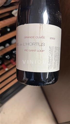 Linguadoca Pic Saint-Loup Domaine L'Hortus Grande 2003