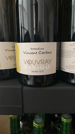 Valle del Loira Vouvray Domaine Vincent Carême Tendre 2022