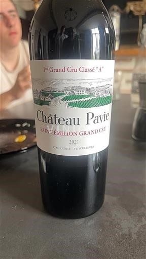 Bordeaux Saint-Émilion Grand Cru Pavie 2021