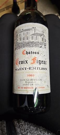 Burdeos Saint-Émilion Château Croix Figeac 1983
