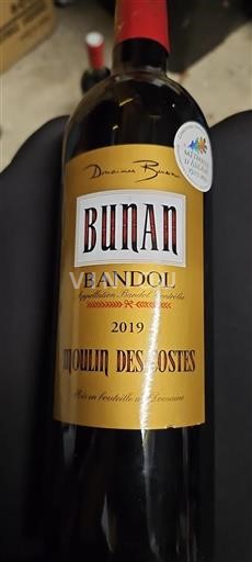 Provenza Bandol Domaine S Bunan Moulin des Costes 2019