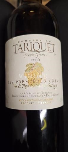 Sydvestfrankrig Côtes de Gascogne Domaine Tariquet Les Premières Grives 2006