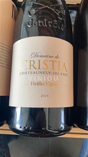 Rhônedalen Châteauneuf-du-Pape Domaine Cristia Vieilles Vignes 2019