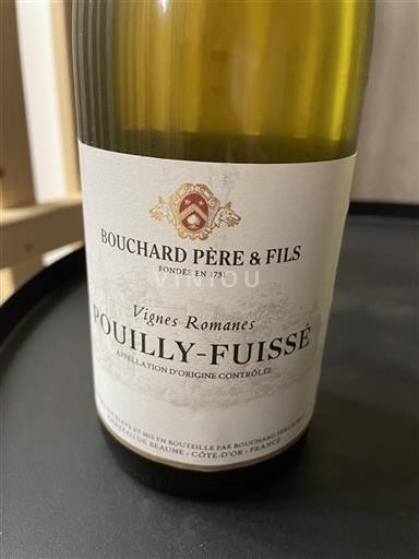 Bourgogne Pouilly-fuissé Bouchard Père & Fils Vignes Romanes 2018