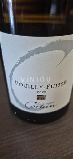 Vin Blanc sec Domaine Cornin 2022 France Bourgogne Pouilly-fuissé