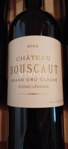 Bordeaux Pessac-Léognan Grand Cru Château Bouscaut 2022