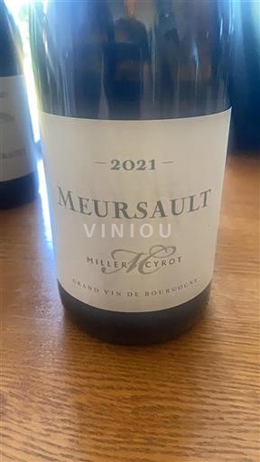 Burgundy Meursault Miller Cyrot 2021