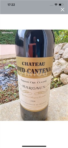 Bordeaux Margaux Grand Cru Boyd-Cantenac 1996