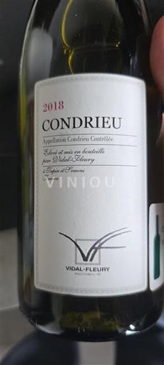 Rhône Valley Condrieu Vidal-Fleury 2018