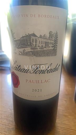 Bordeaux Pauillac Château Fonbadet 2021