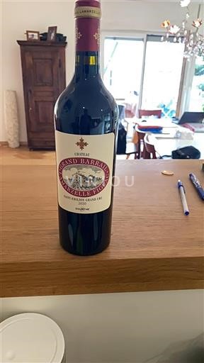 Vin Rouge sec Grand Barrail Lamarzelle Figeac 2020 France Bordeaux Saint-Émilion Grand Cru AOC Grand Cru