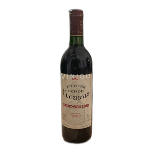 Bordeaux Saint-Émilion Château Badon Fleurus 1982