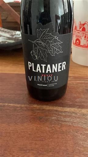Cataluña Terra Alta Mas Gusó Plataner Petit 2020