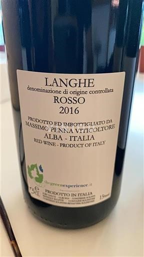 Piémont Langhe Massimo Penna Viticoltore 2016