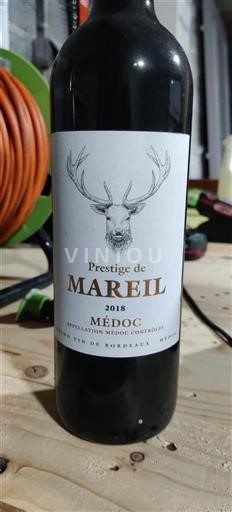 Bordeaux Médoc Mareil Prestige de Mareil 2018