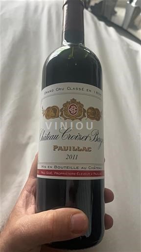 Bordeaux Pauillac Grand Cru Croizet-Bages 2011