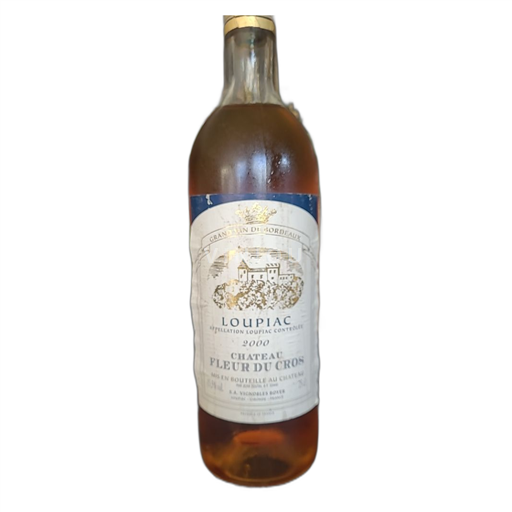 Bordéus Loupiac Château Fleur du cros 2000