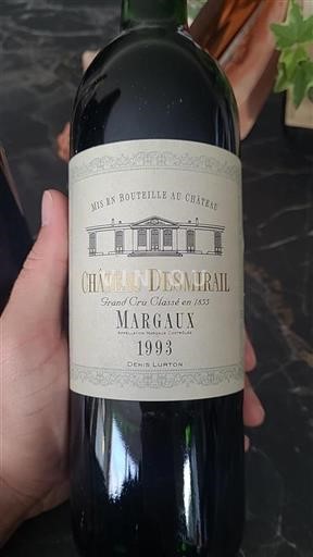 Bordeaux Margaux Grand Cru Château Desmirail 1993