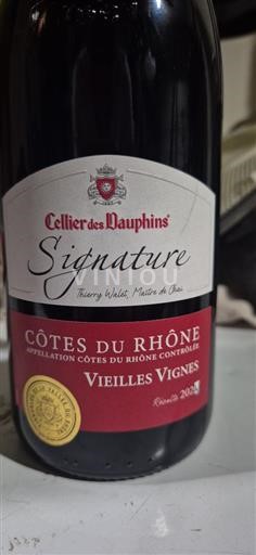 Rhône Valley Côtes du Rhône Cellier des Dauphins Signature 2024