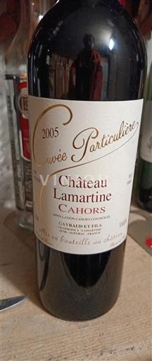 Sudoeste Cahors Château Lamartine Particulière 2005