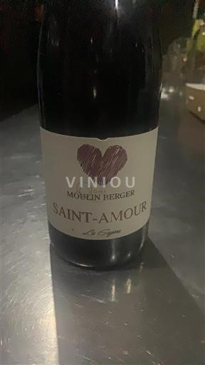 Beaujolais Saint-Amour Moulin Berger La Cygogne Icke årgångsbetecknad