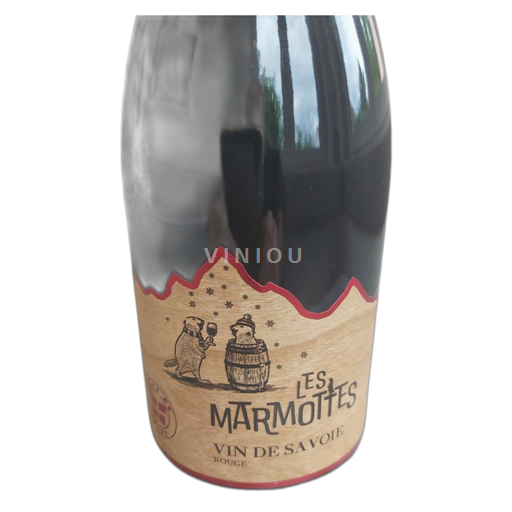 Vin Rouge sec Les Marmottes Cave de Cruet 2023 France Savoie et Bugey