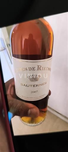 Bordeaux Sauternes Rieussec Carmes de Rieussec 2007