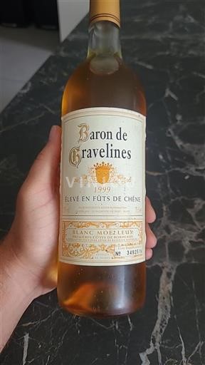 Bordeaux Premières Côtes de Bordeaux Baron de Gravelines 1999