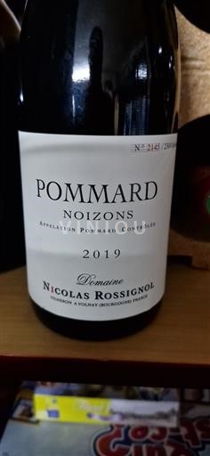 Bourgogne Pommard Nicolas Rossignol Noizons 2019