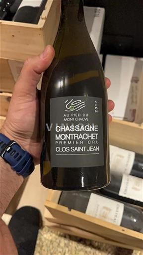 Burgundsko Chassagne-montrachet Premier Cru Au Pied du Mont Chauve Clos Saint Jean 2017