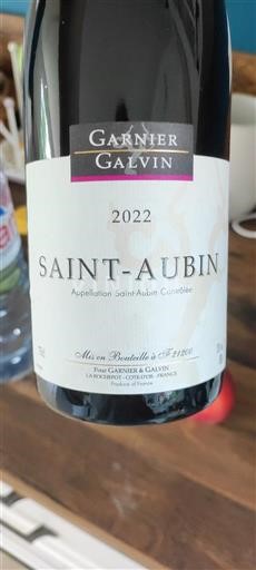 Bourgogne Saint-Aubin Garnier & Galvin 2022