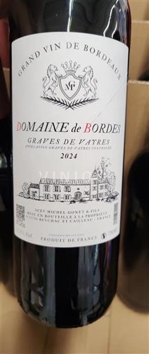 Bordeaux Graves-de-Vayres Domaine Bordes 2024