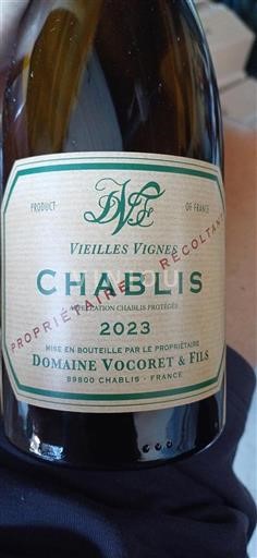 Bourgogne Chablis Domaine Vocoret & Fils Vielles Vignes 2023