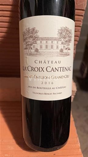 Bordeaux Saint-Émilion Grand Cru La Croix Cantenac 2016