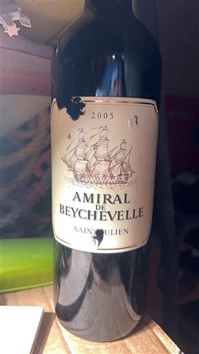 Bordeaux Saint-Julien Château Beychevelle Amiral de Beychevelle 2005