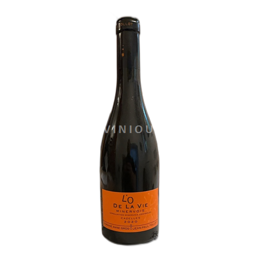 Vin Rouge sec L'O de la Vie Domaine Anne Gros et Jean Paul Tollot 2020 France Languedoc Minervois