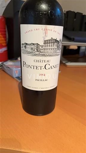 Bordeaux Pauillac Pontet-Canet 2014