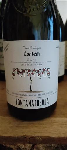 Vin Blanc sec Cortem Fontanafredda 2024 Italie Piémont Gavi bio