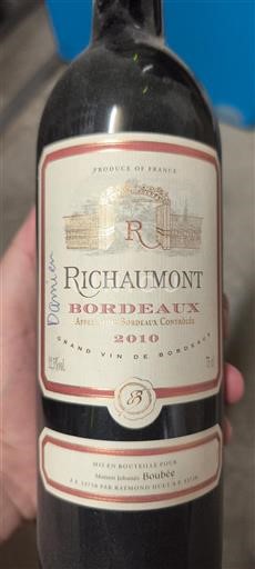 Bordeaux Richaumont 2010