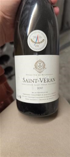 Burgund Saint-Véran Christian Collovray et Jean-Luc Terrier 2017