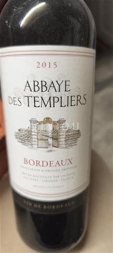 Bordeaux Abbaye des Templiers 2015