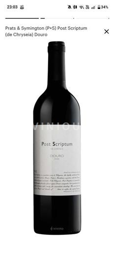 Portugalsko Douro Prats & Symington Post Scriptum 2016